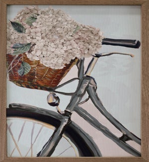 Beach Bike With Hydrangeas